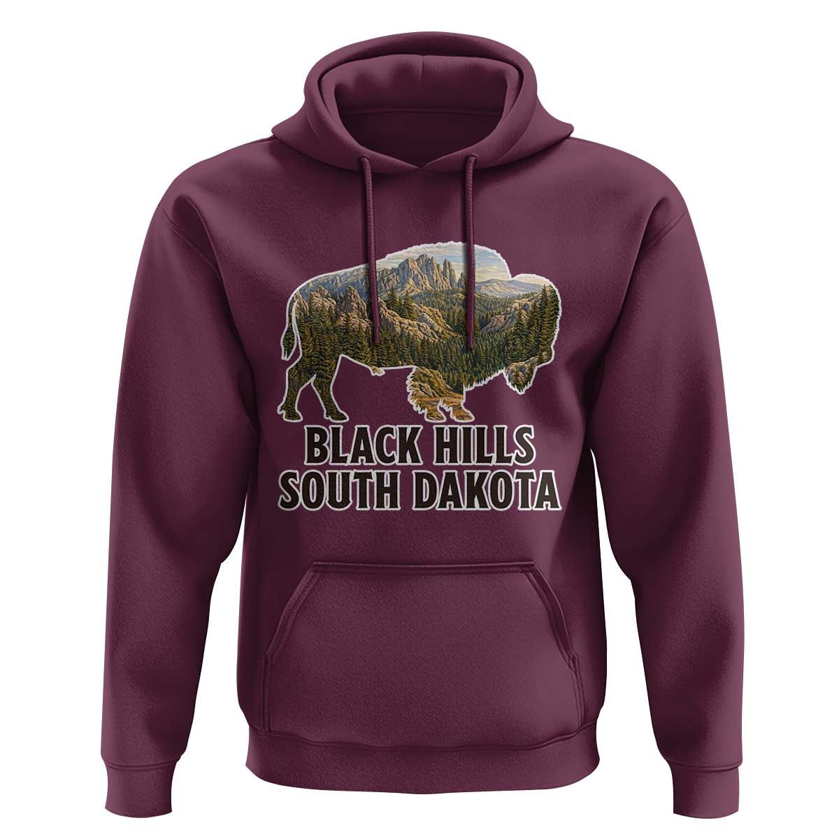 Black Hills South Dakota Bison Hoodie State Pride Gift