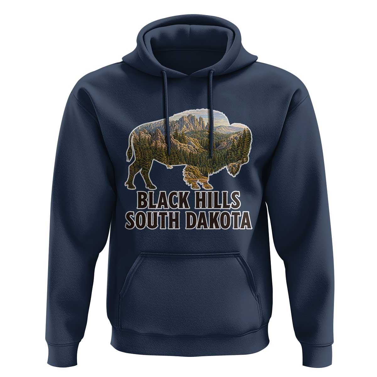 Black Hills South Dakota Bison Hoodie State Pride Gift