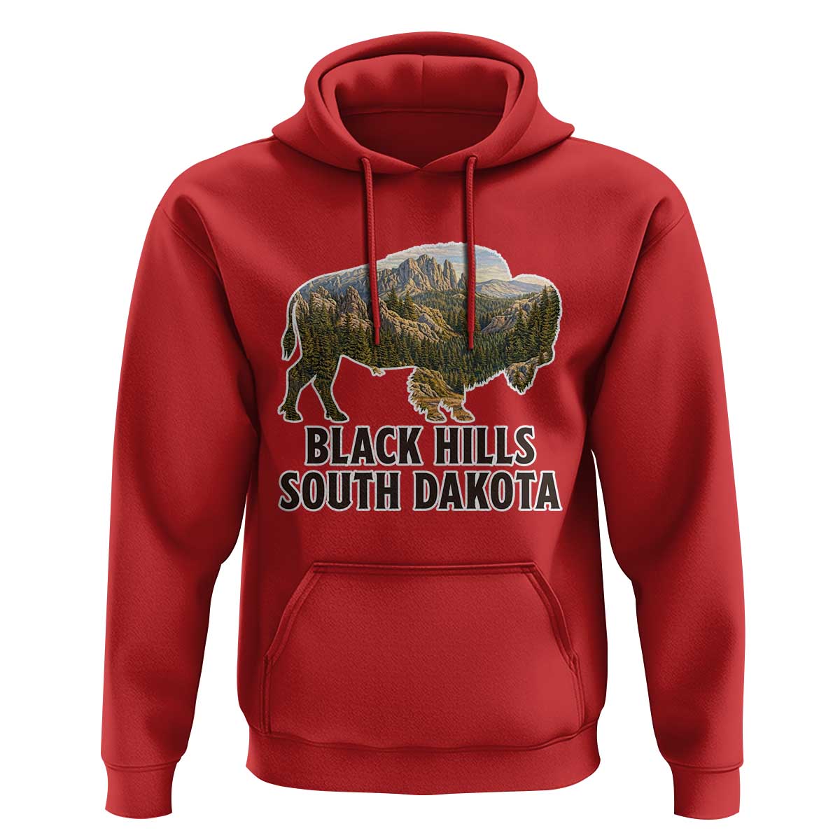 Black Hills South Dakota Bison Hoodie State Pride Gift