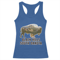 Black Hills South Dakota Bison Racerback Tank Top State Pride Gift
