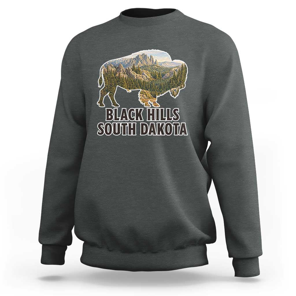 Black Hills South Dakota Bison Sweatshirt State Pride Gift