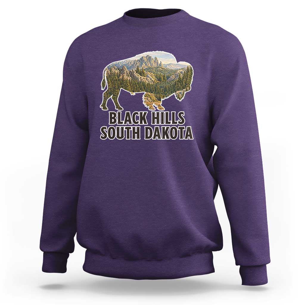 Black Hills South Dakota Bison Sweatshirt State Pride Gift