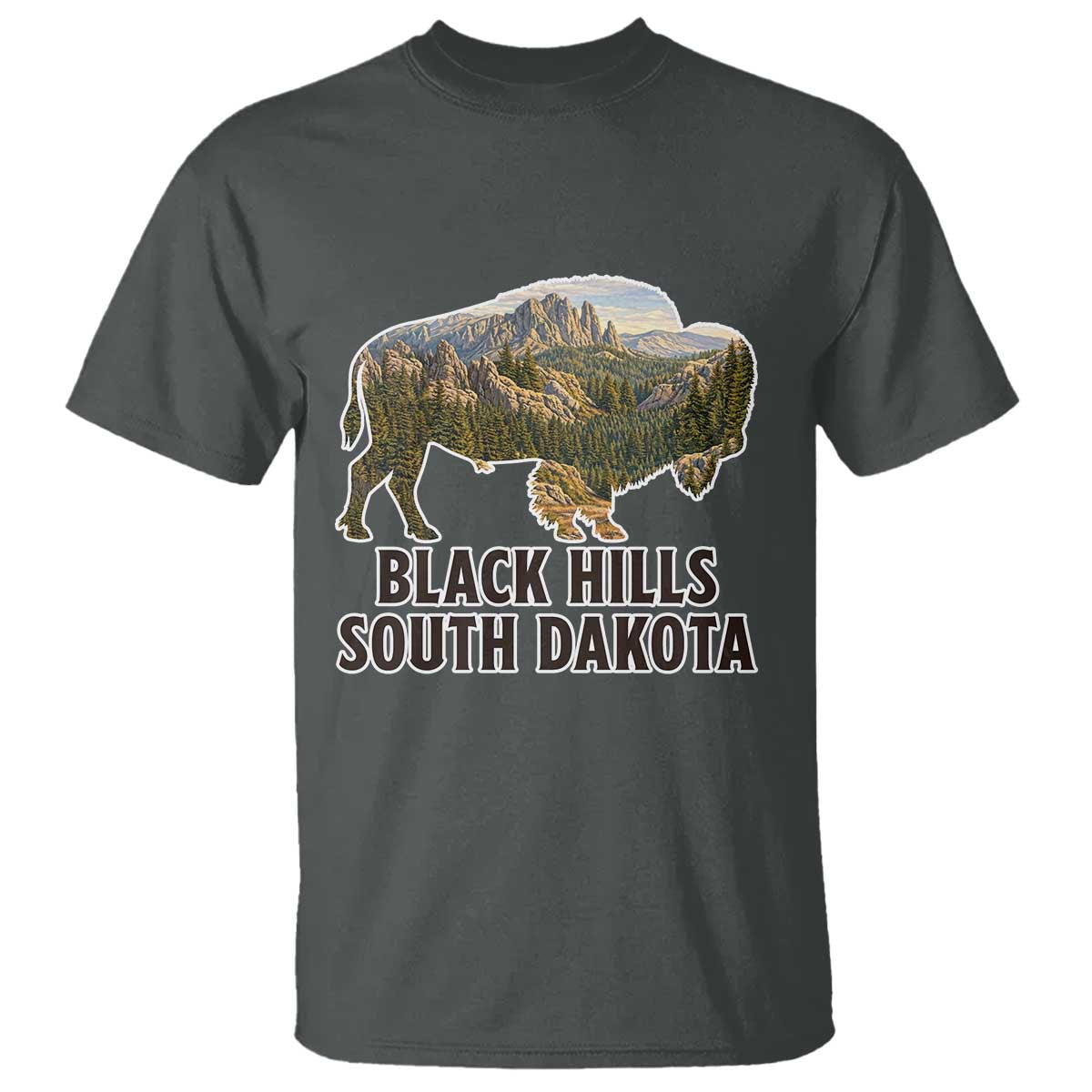 Black Hills South Dakota Bison T Shirt State Pride Gift