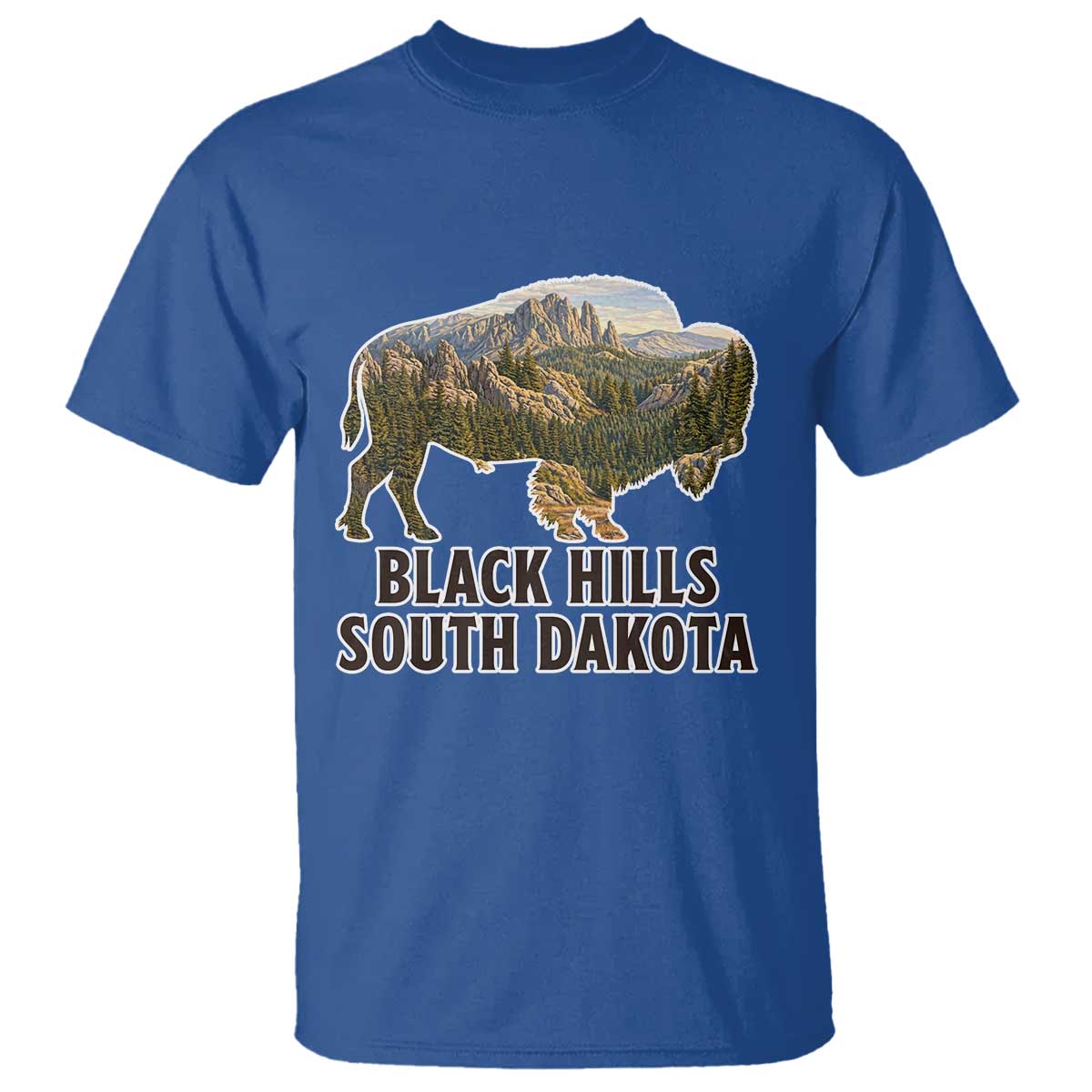 Black Hills South Dakota Bison T Shirt State Pride Gift