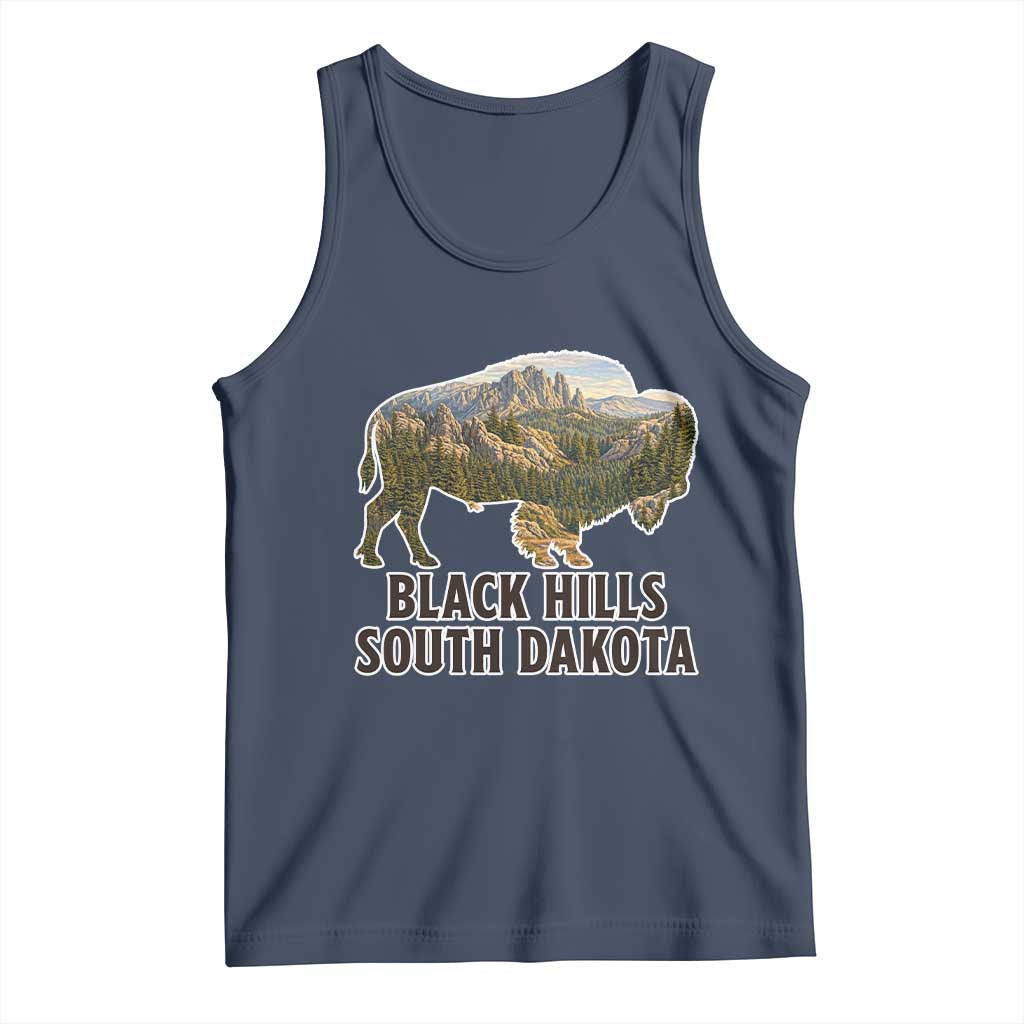 Black Hills South Dakota Bison Tank Top State Pride Gift