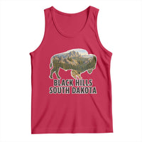 Black Hills South Dakota Bison Tank Top State Pride Gift