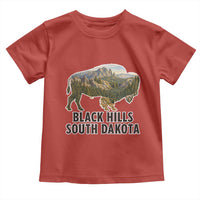 Black Hills South Dakota Bison Toddler T Shirt State Pride Gift