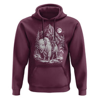Vintage Native American Bison Rider Hoodie Indigenous Warrior Graphic