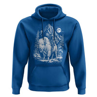 Vintage Native American Bison Rider Hoodie Indigenous Warrior Graphic