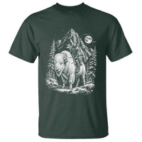 Vintage Native American Bison Rider T Shirt Indigenous Warrior Graphic