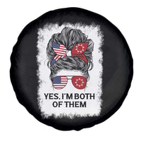 Lakota And American Pride Spare Tire Cover Im Both Of Them Oglala Native Heritage