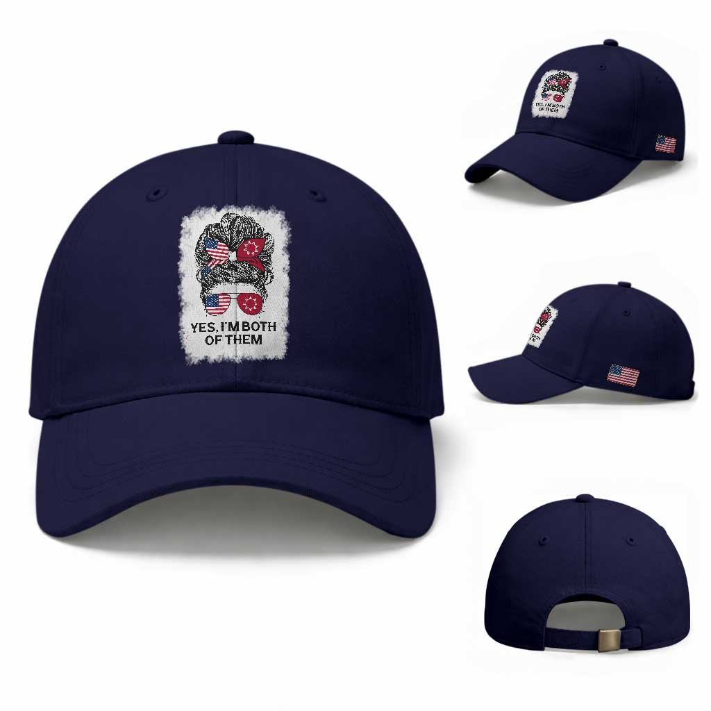 Lakota And American Pride Baseball Cap Im Both Of Them Oglala Native Heritage