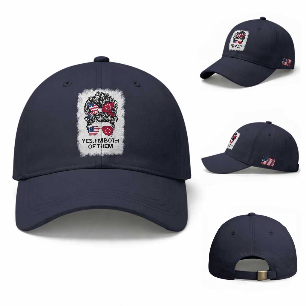 Lakota And American Pride Baseball Cap Im Both Of Them Oglala Native Heritage