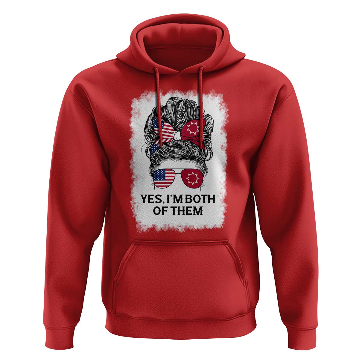 Lakota And American Pride Hoodie Im Both Of Them Oglala Native Heritage