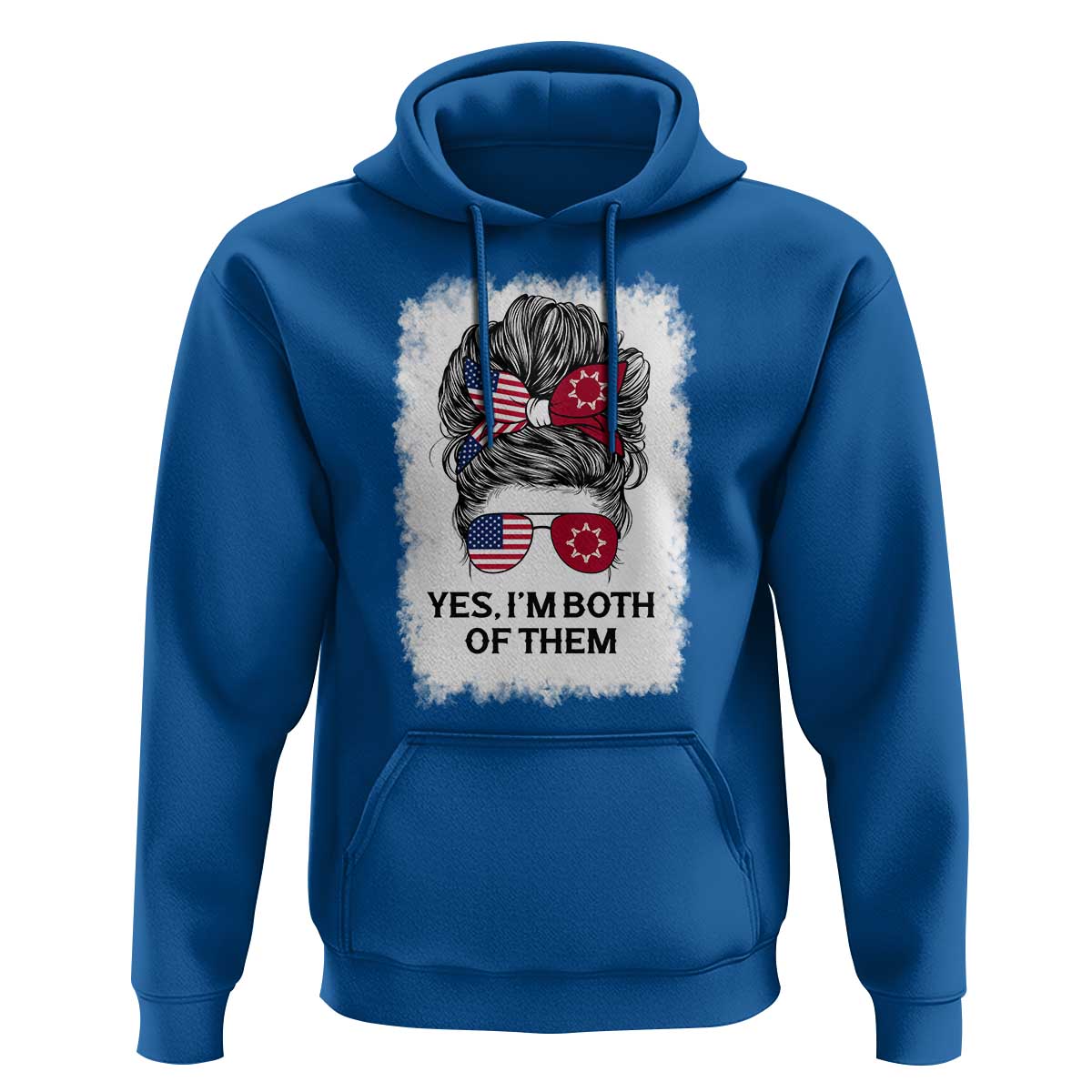 Lakota And American Pride Hoodie Im Both Of Them Oglala Native Heritage