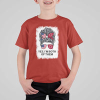 Lakota And American Pride T Shirt For Kid Im Both Of Them Oglala Native Heritage