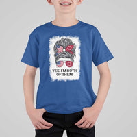 Lakota And American Pride T Shirt For Kid Im Both Of Them Oglala Native Heritage