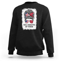 Lakota And American Pride Sweatshirt Im Both Of Them Oglala Native Heritage