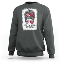 Lakota And American Pride Sweatshirt Im Both Of Them Oglala Native Heritage