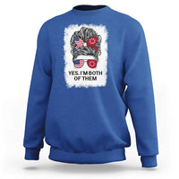 Lakota And American Pride Sweatshirt Im Both Of Them Oglala Native Heritage