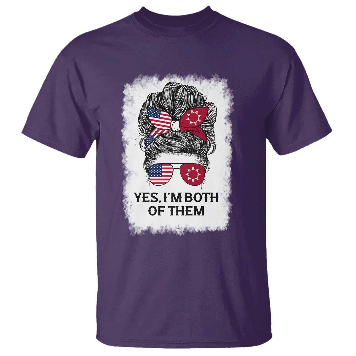Lakota And American Pride T Shirt Im Both Of Them Oglala Native Heritage