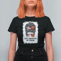 Lakota And American Pride T Shirt For Women Im Both Of Them Oglala Native Heritage