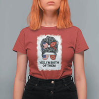 Lakota And American Pride T Shirt For Women Im Both Of Them Oglala Native Heritage