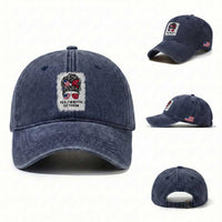 Lakota And American Pride Washed Cotton Baseball Cap Im Both Of Them Oglala Native Heritage