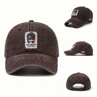 Lakota And American Pride Washed Cotton Baseball Cap Im Both Of Them Oglala Native Heritage