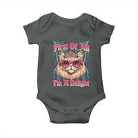 First Of All Im A Delight Baby Onesie Geek Princess Cat Gift