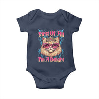 First Of All Im A Delight Baby Onesie Geek Princess Cat Gift