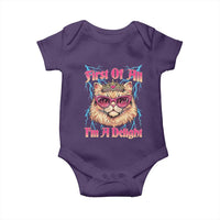 First Of All Im A Delight Baby Onesie Geek Princess Cat Gift