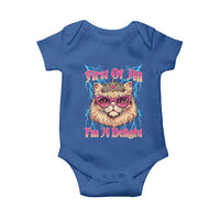 First Of All Im A Delight Baby Onesie Geek Princess Cat Gift