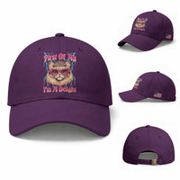 First Of All Im A Delight Baseball Cap Geek Princess Cat Gift