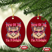 First Of All Im A Delight Ceramic Ornament Geek Princess Cat Gift
