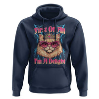 First Of All Im A Delight Hoodie Geek Princess Cat Gift