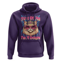First Of All Im A Delight Hoodie Geek Princess Cat Gift
