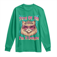 First Of All Im A Delight Long Sleeve Shirt Geek Princess Cat Gift