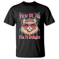 First Of All Im A Delight T Shirt Geek Princess Cat Gift