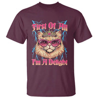 First Of All Im A Delight T Shirt Geek Princess Cat Gift