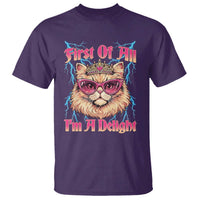 First Of All Im A Delight T Shirt Geek Princess Cat Gift