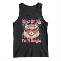 First Of All Im A Delight Tank Top Geek Princess Cat Gift