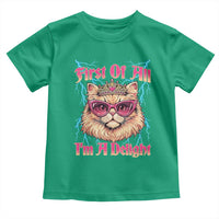 First Of All Im A Delight Toddler T Shirt Geek Princess Cat Gift