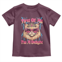 First Of All Im A Delight Toddler T Shirt Geek Princess Cat Gift