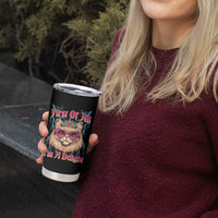 First Of All Im A Delight Tumbler Cup Geek Princess Cat Gift