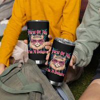 First Of All Im A Delight Tumbler Cup Geek Princess Cat Gift