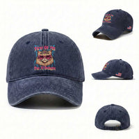 First Of All Im A Delight Washed Cotton Baseball Cap Geek Princess Cat Gift