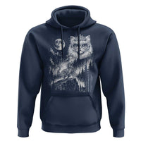 Vintage Geek Princess Cat Hoodie Full Moon Engraving Art Gift