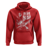 Vintage Geek Princess Cat Hoodie Full Moon Engraving Art Gift