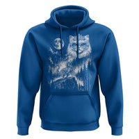 Vintage Geek Princess Cat Hoodie Full Moon Engraving Art Gift
